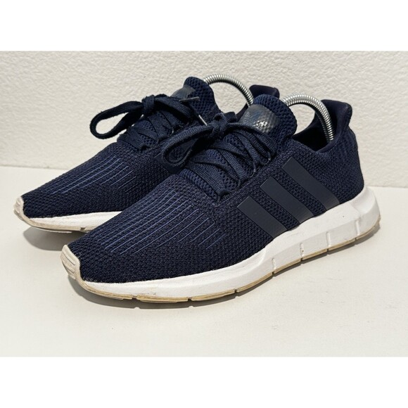 Adidas Mens Swift Run X Running Shoe Size 8.5 Blue White Sneaker Slip On Casual - Picture 2 of 13